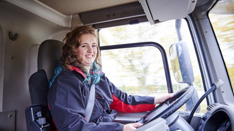 Chauffeur in de transport en logistiek