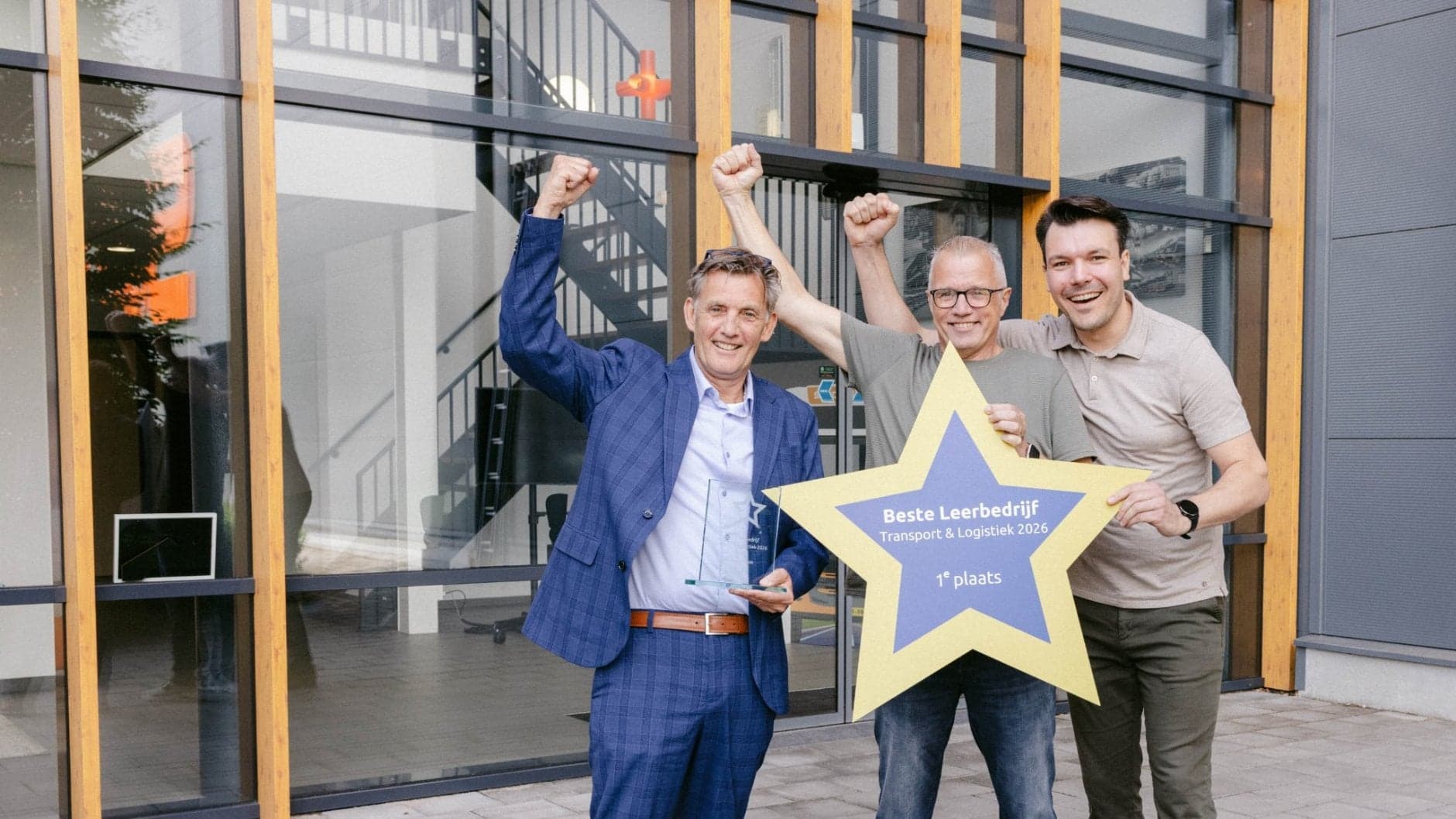 Beste Leerbedrijf Transport en Logistiek van 2026 - Sanders Fritom