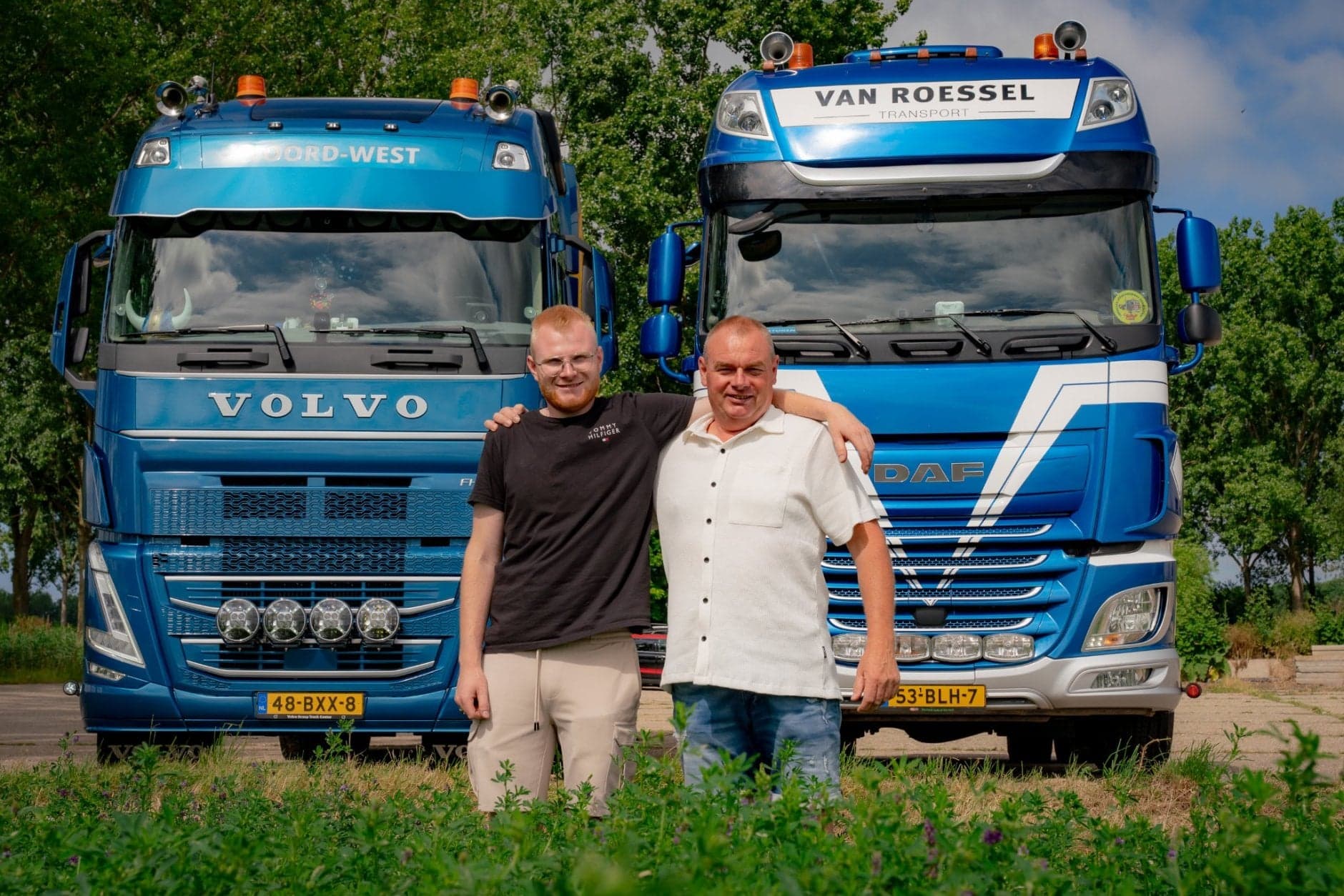 Vrachtwagenchauffeur Piet de Baat doet STL afvaltraject
