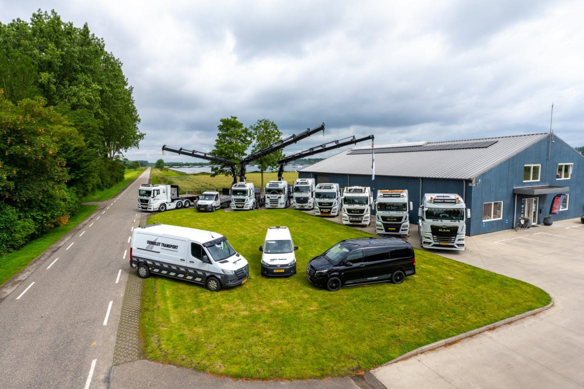Impressie wagenpark Verhelst Transport