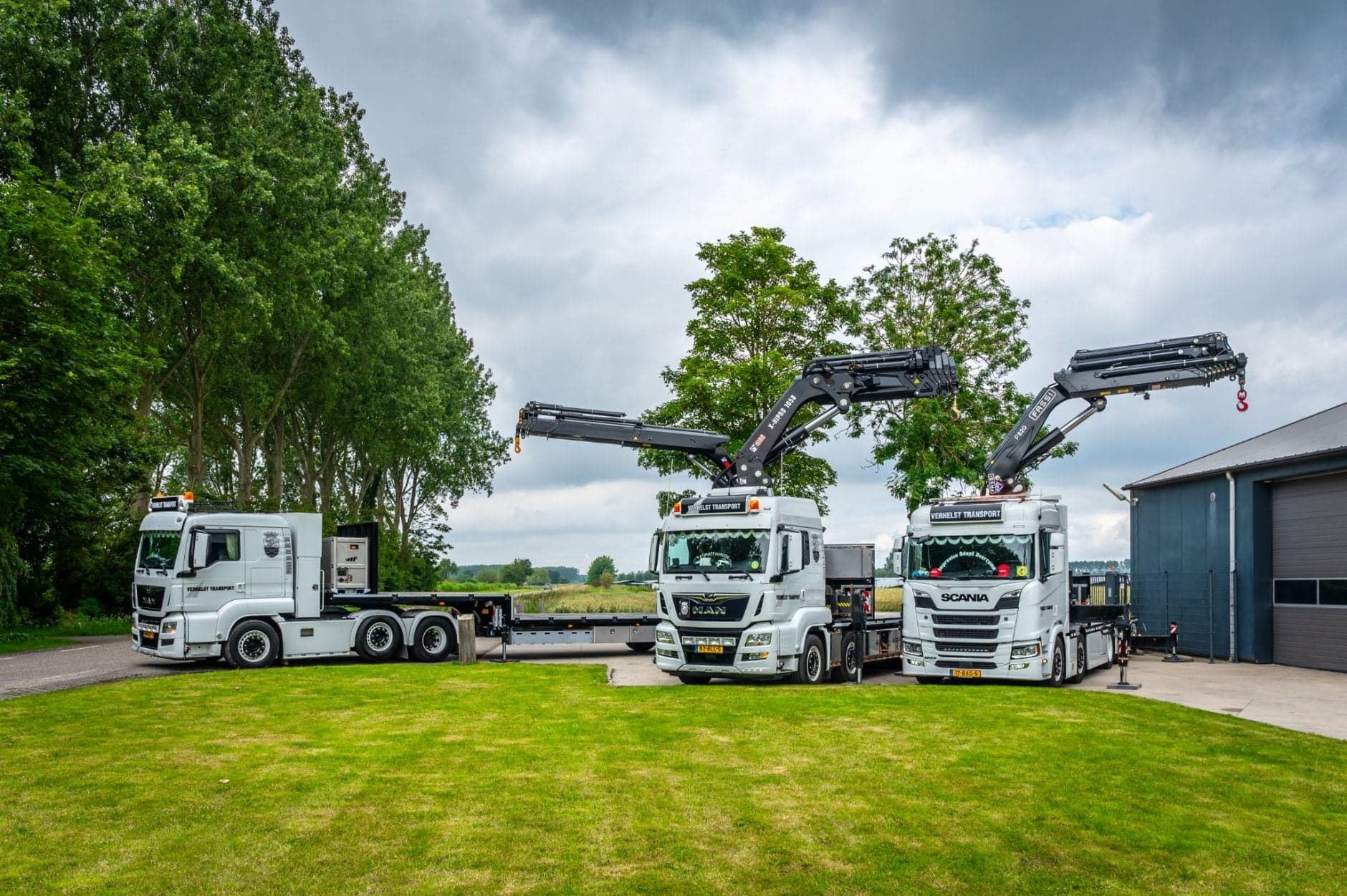 Impressie wagenpark Verhelst Transport