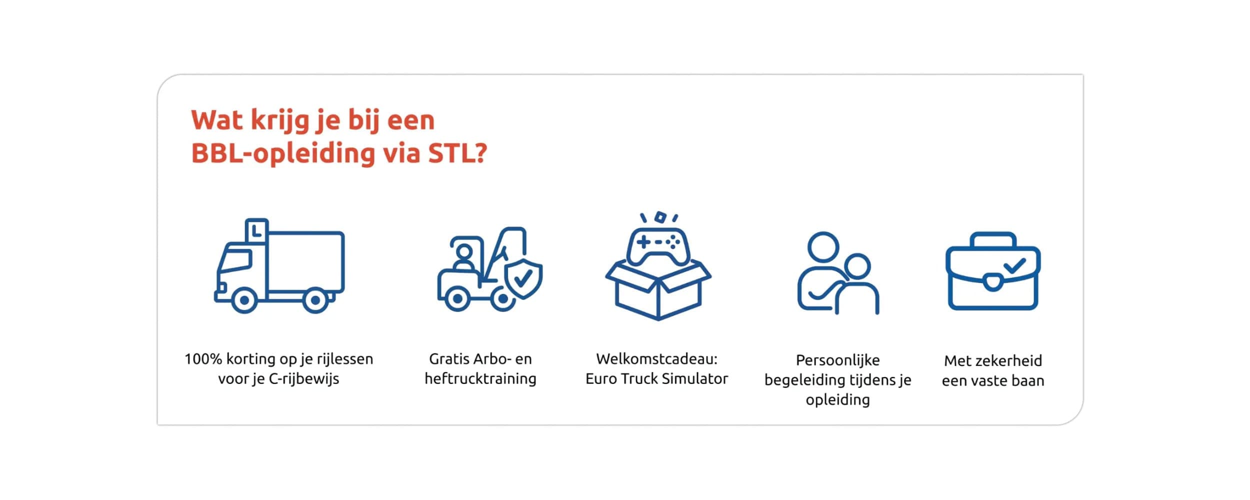Wat krijg je bij een bbl-opleiding in de transport en logistiek