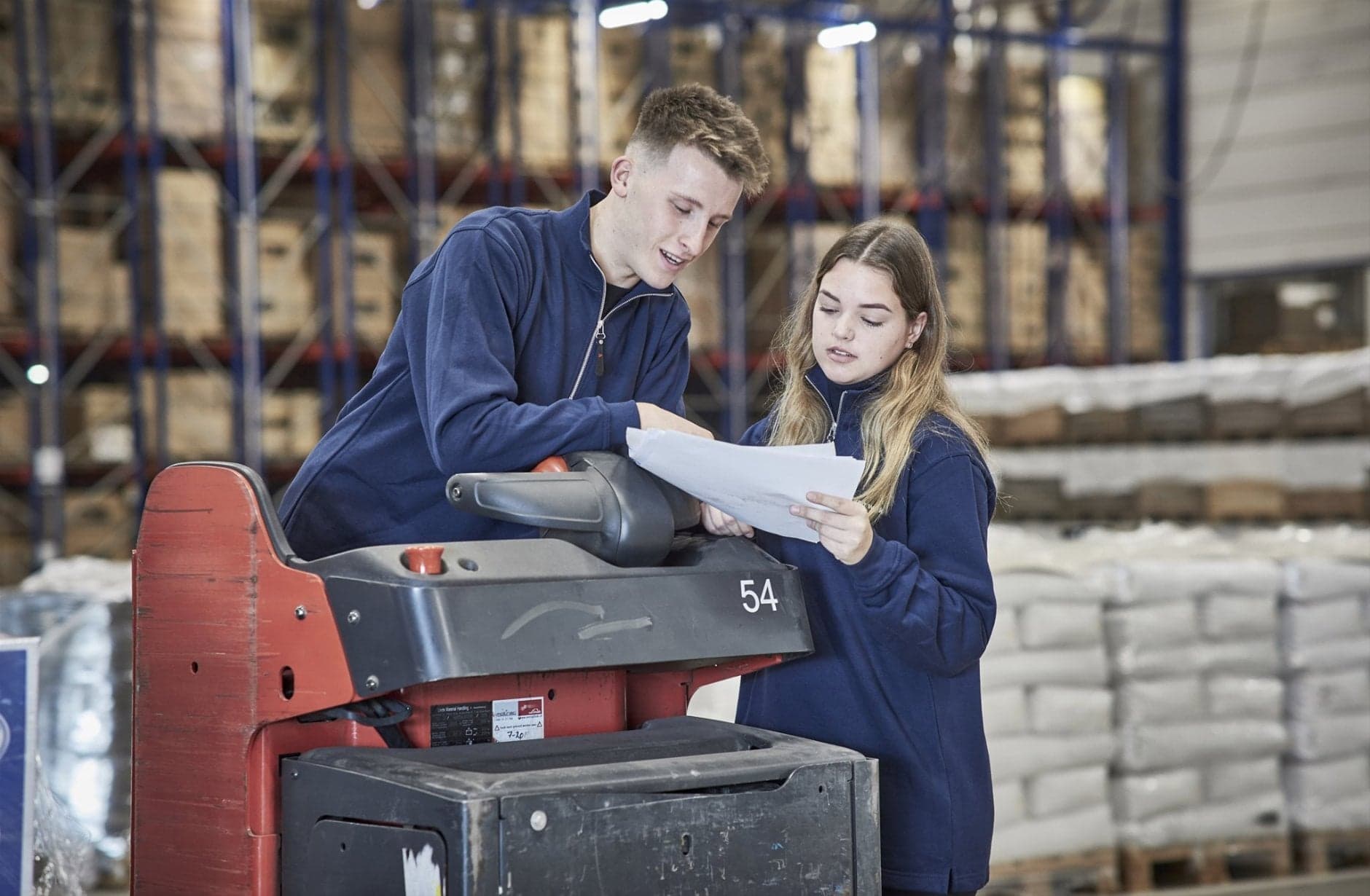 Veilig werken in een warehouse