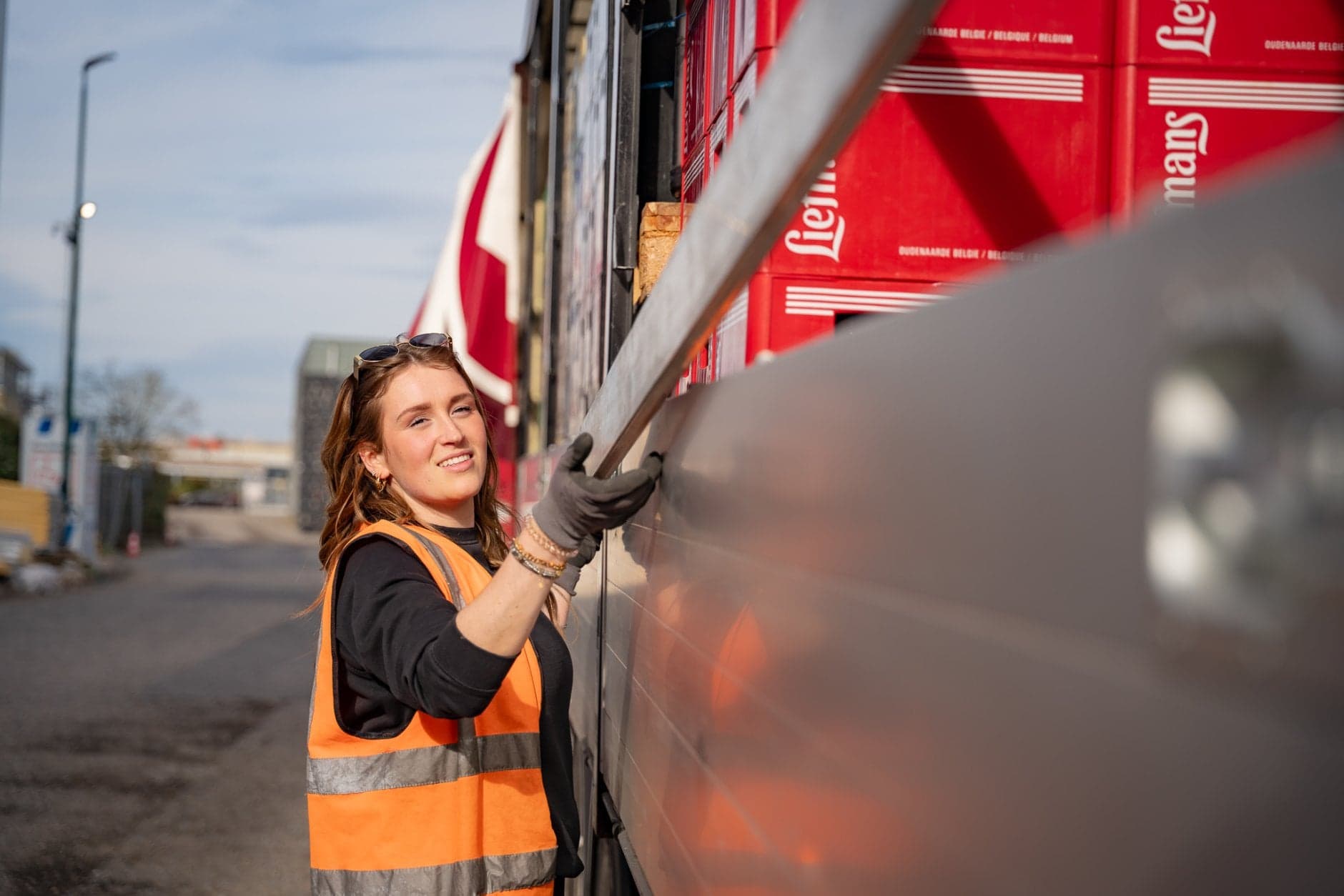 Vrachtwagenchauffeur transport en logistiek