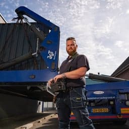 Berry Pilanen zijlader container vervoer