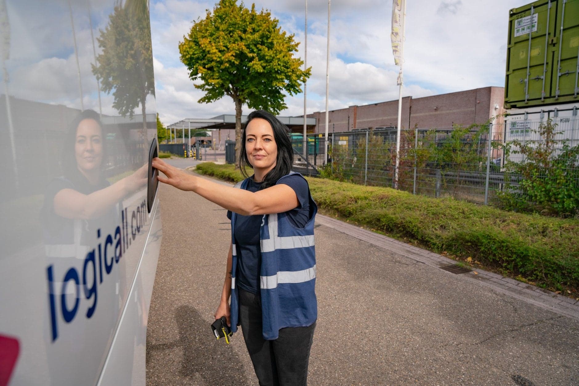 Vrachtwagenchauffeur transport en logistiek