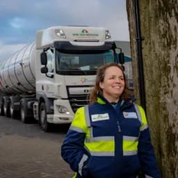 Bianca Schoenmaker werkt als chauffeur in transport en logistiek en gaat afvallen