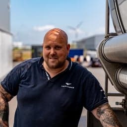 Vrachtwagenchauffeur Dennis Soldt