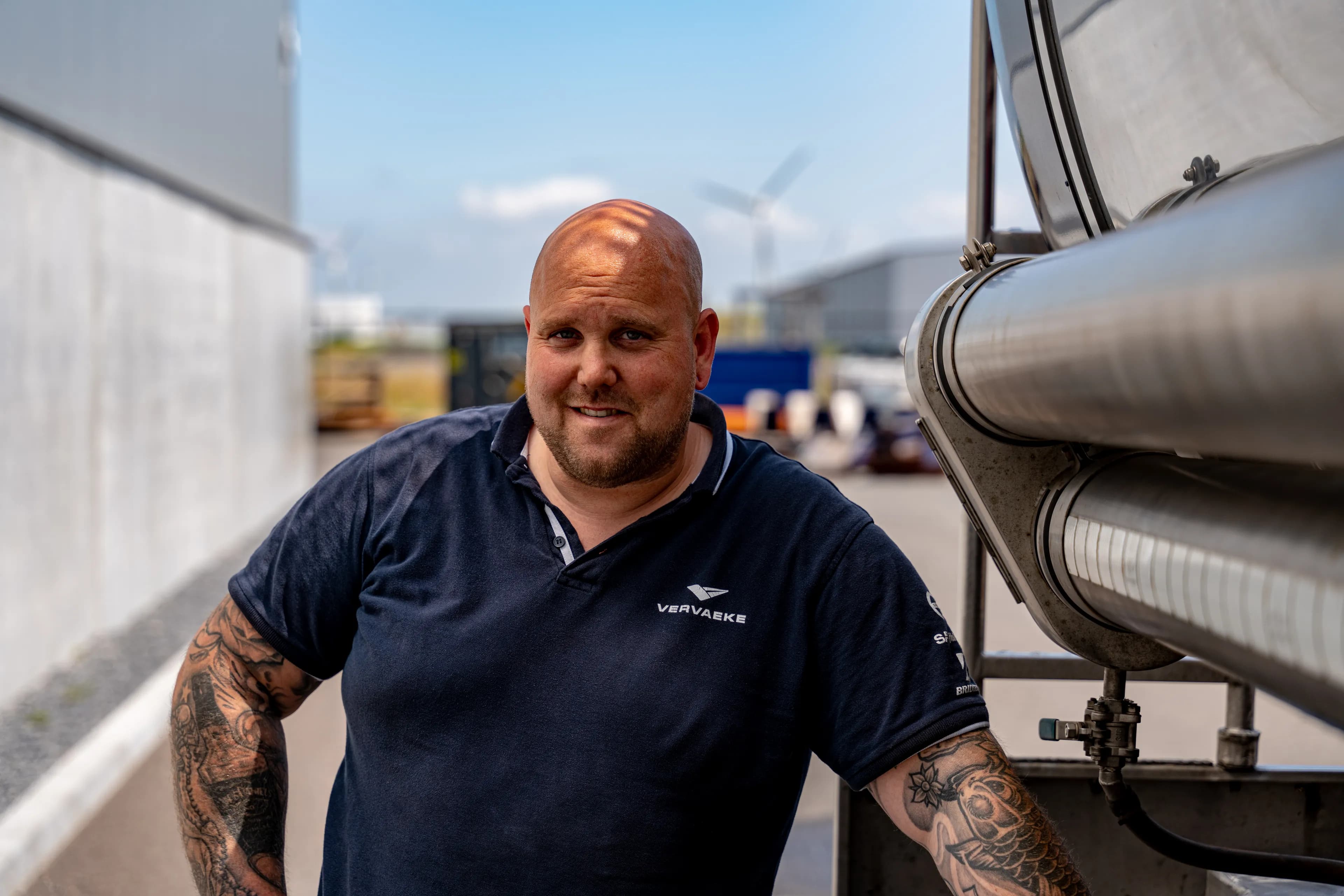 Vrachtwagenchauffeur Dennis Soldt