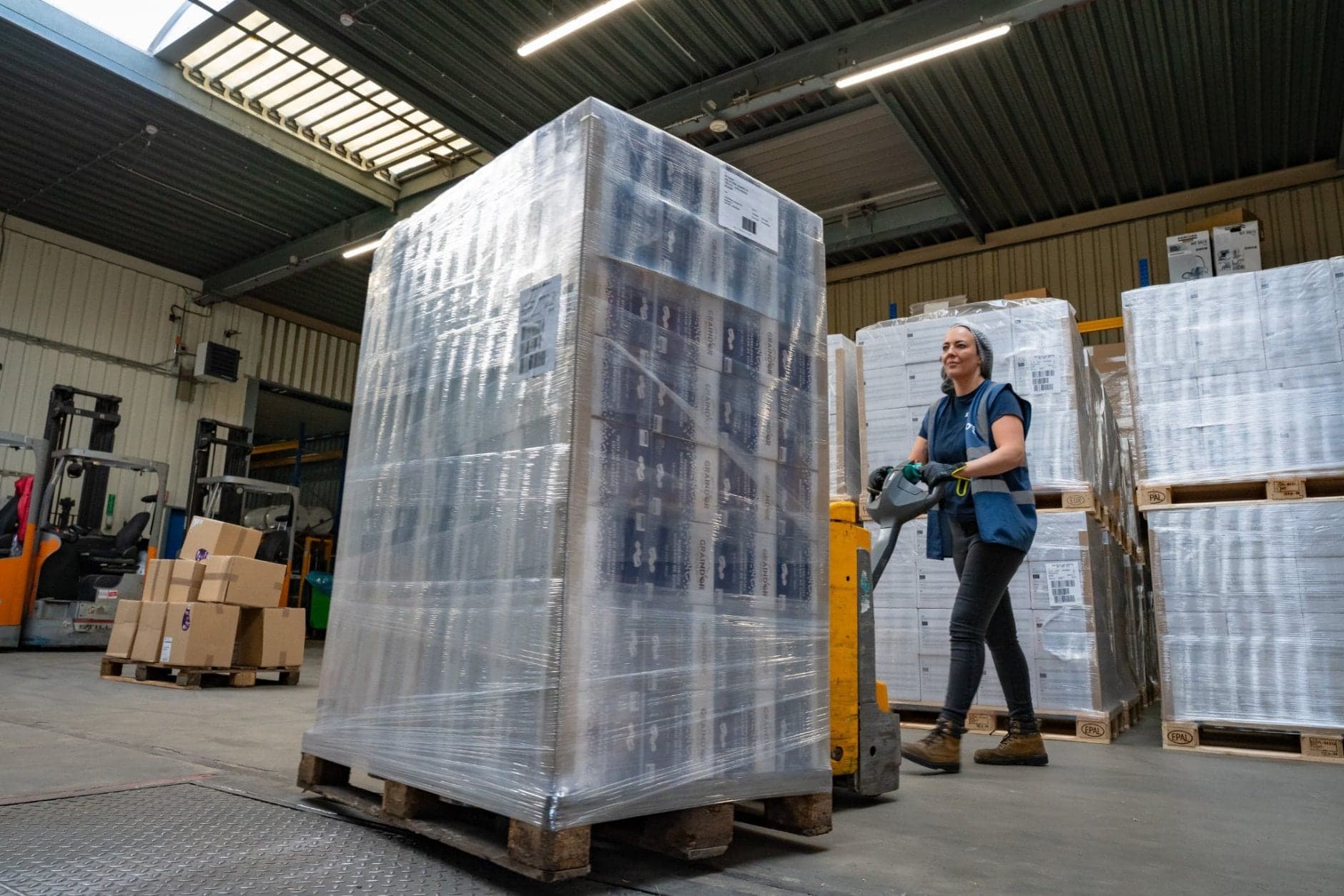 Vrachtwagenchauffeur transport en logistiek