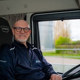 Hans van Dongen, vrachtwagenchauffeur