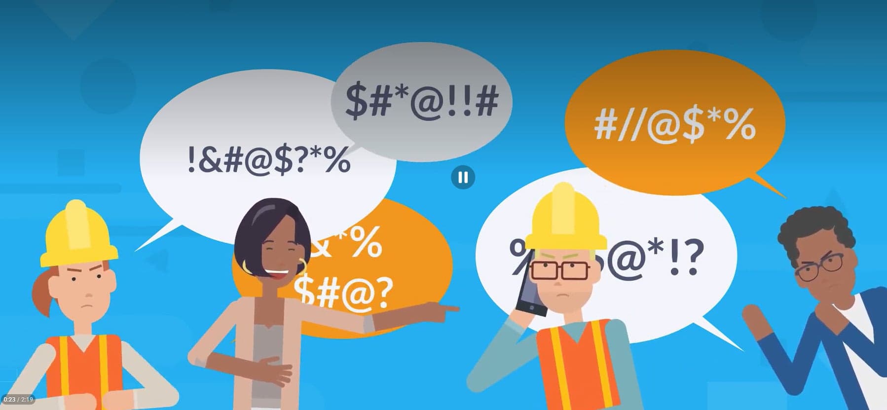 Screenshot video psychosociale arbeidsbelasting