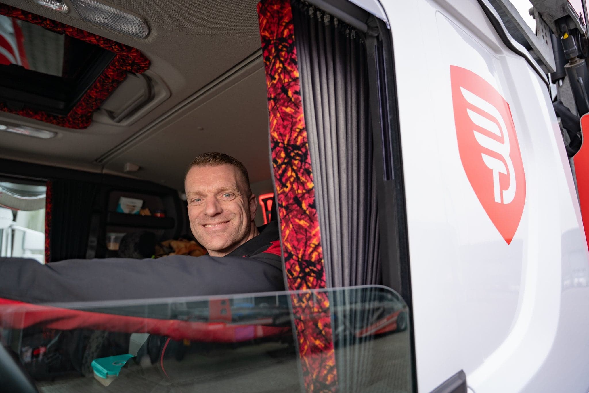 Vrachtwagenchauffeur autotransport Leon Boon