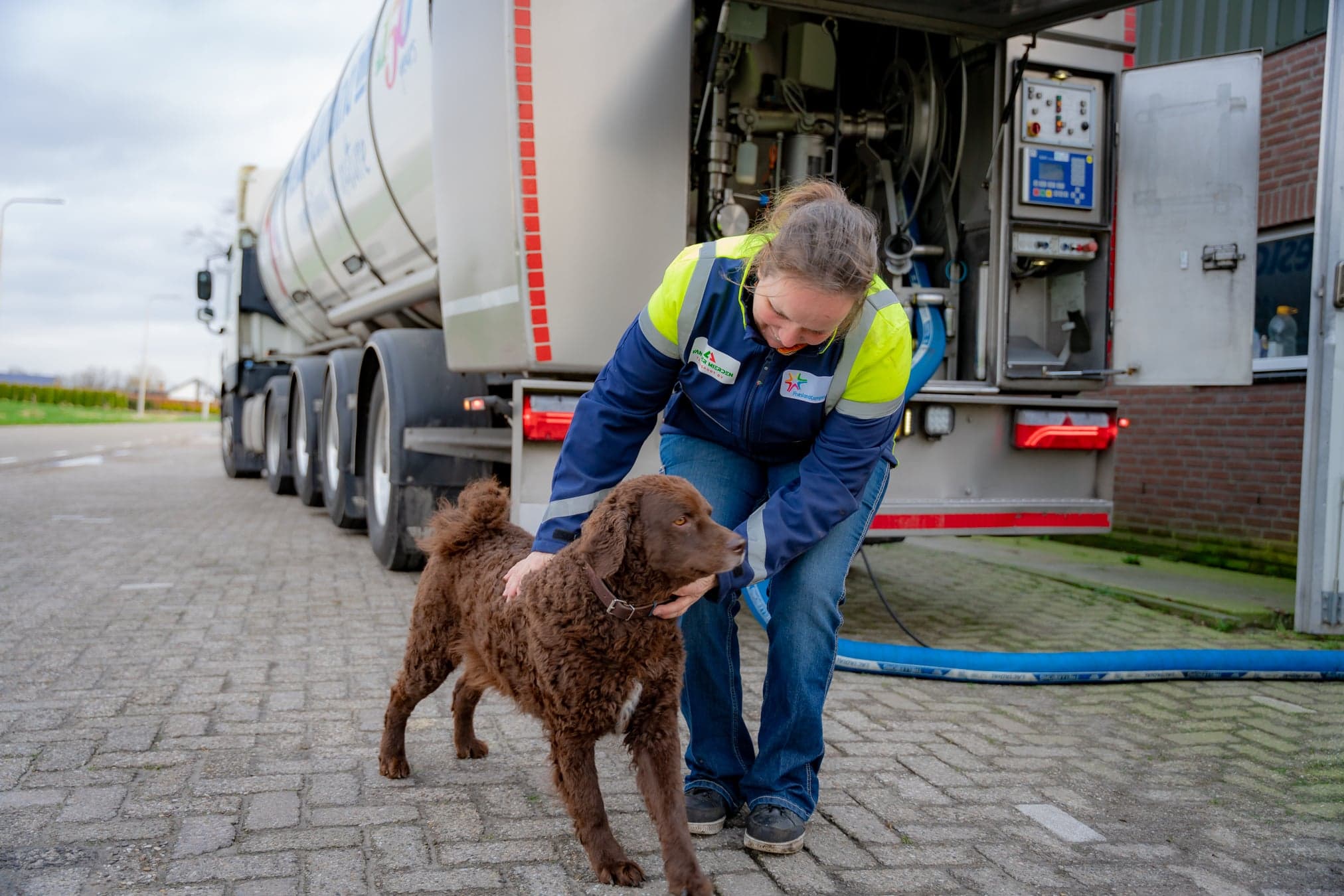 Bianca Schoenmaker werkt als chauffeur in transport en logistiek en gaat afvallen