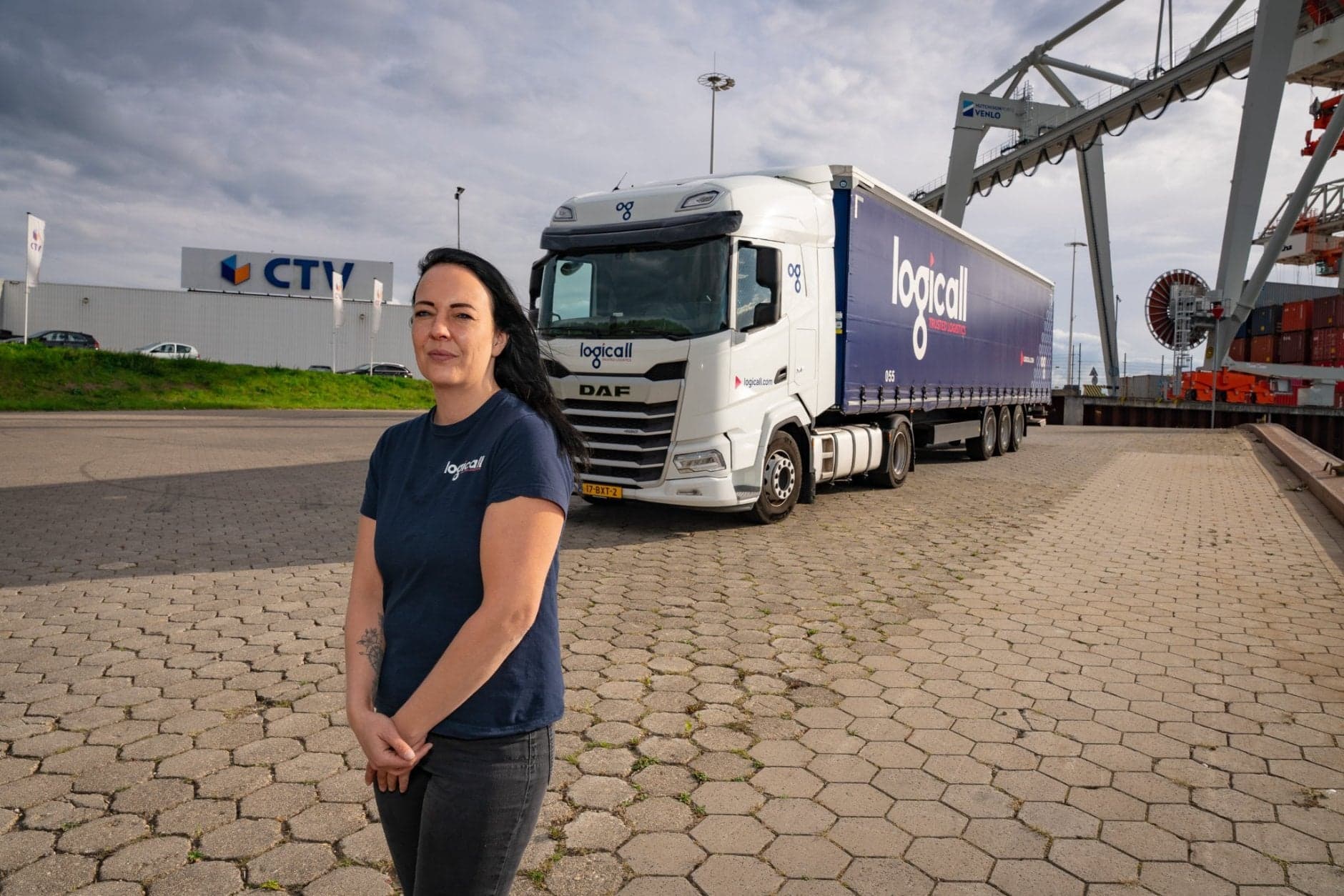 Vrachtwagenchauffeur transport en logistiek