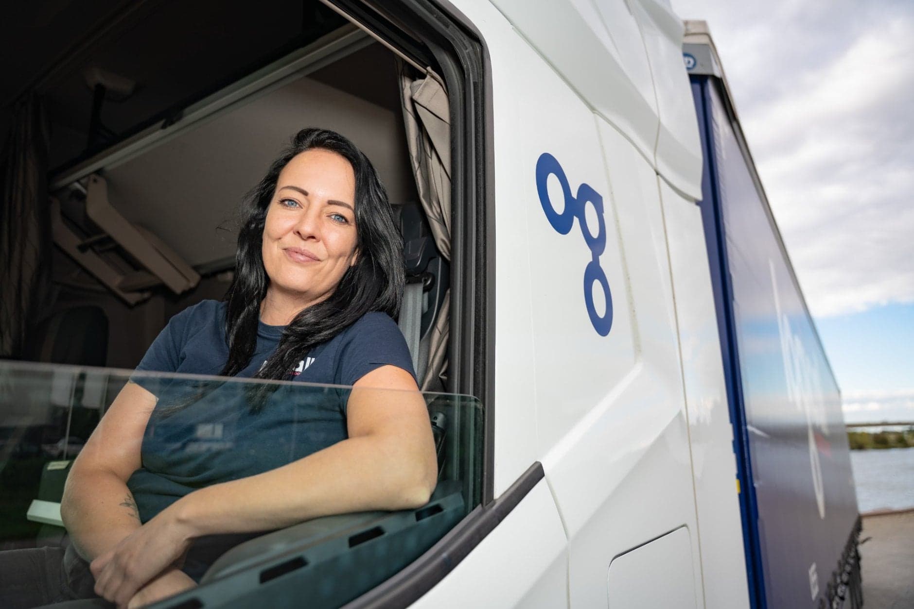 Vrachtwagenchauffeur transport en logistiek