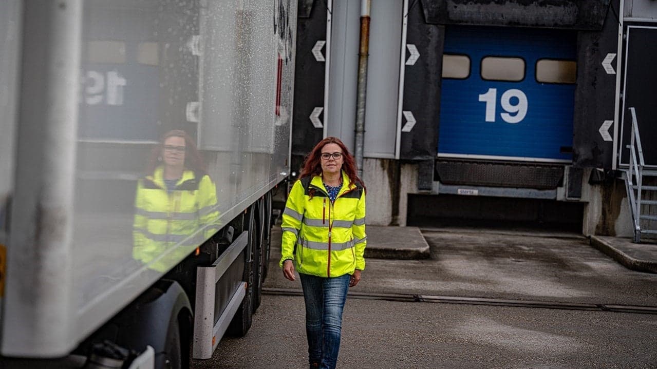 Vrachtwagenchauffeur Marlena van der Kooij-Banga