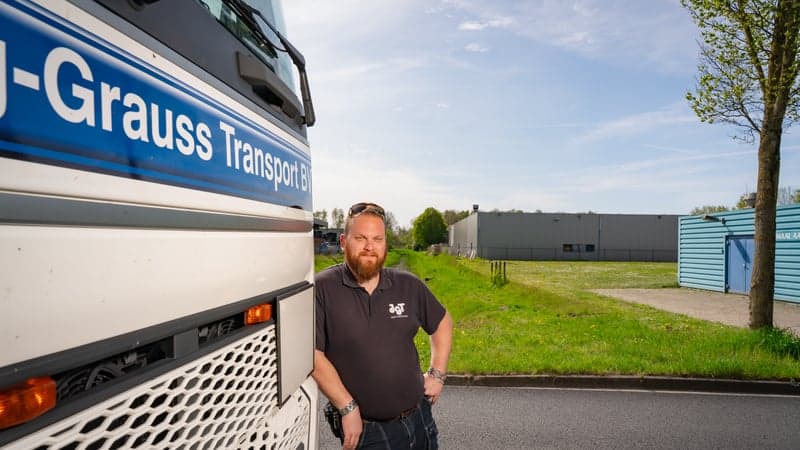 Berry Pilanen zijlader container vervoer
