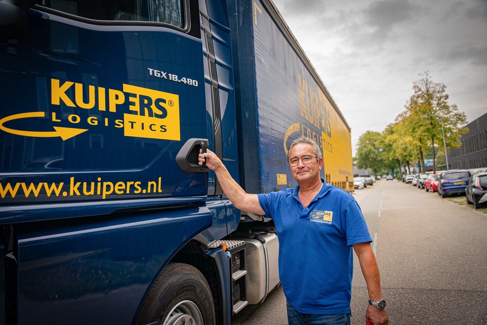 Internationaal vrachtwagenchauffeur Arend van der Hoeven