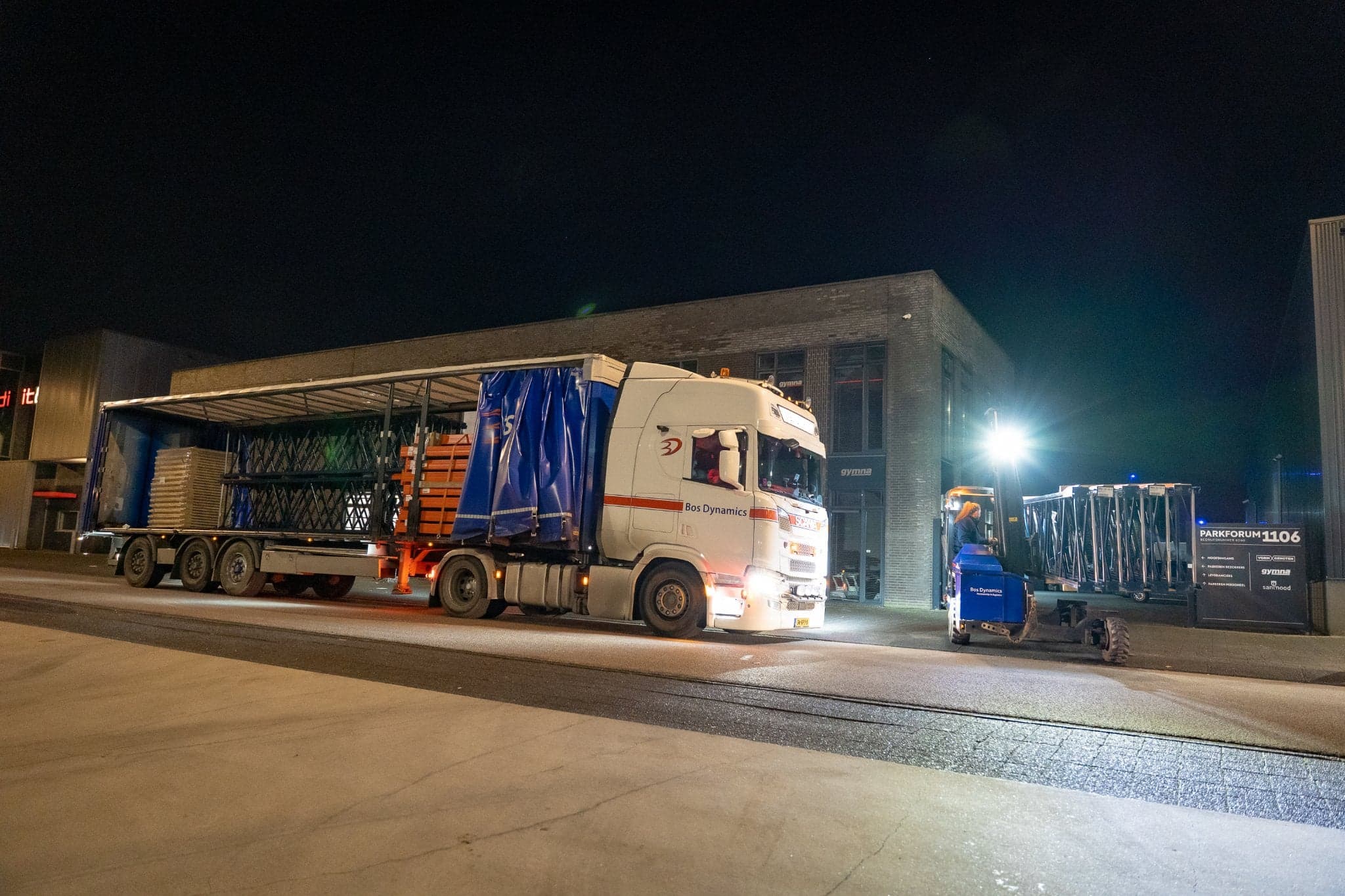 Vrachtwagenchauffeur Marlinde Bulsink Internationaal Transport