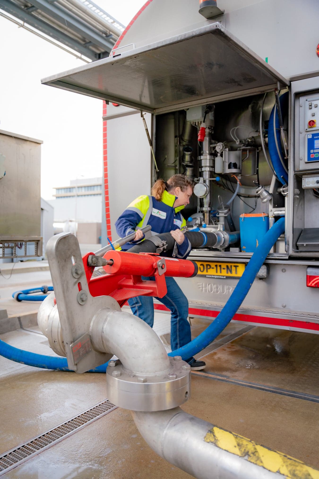 Bianca Schoenmaker werkt als chauffeur in transport en logistiek en gaat afvallen