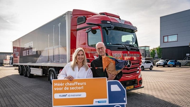 15.000e zij-instromer Marco Wassink gestart als vrachtwagenchauffeur via STL