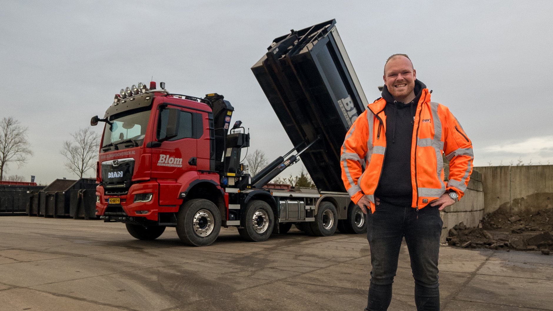 Kieperchauffeur Peter Blom