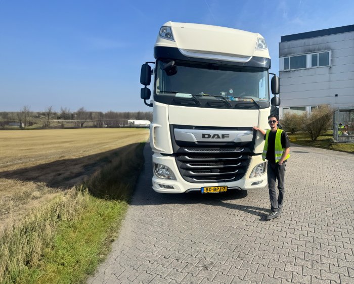 Student vrachtwagenchauffeur in transport en logistiek