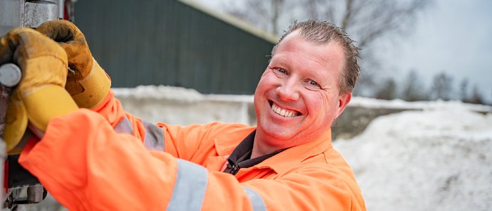 Kieper chauffeur Sander de Goeijen