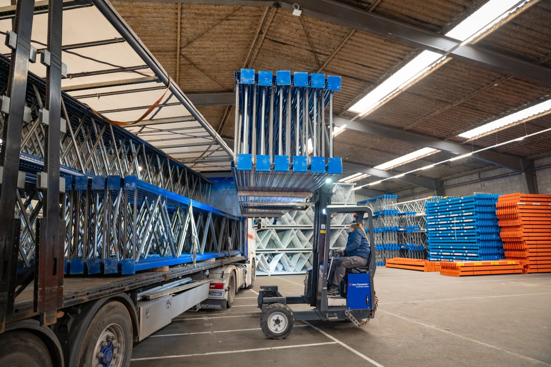 Vrachtwagenchauffeur Marlinde Bulsink Internationaal Transport