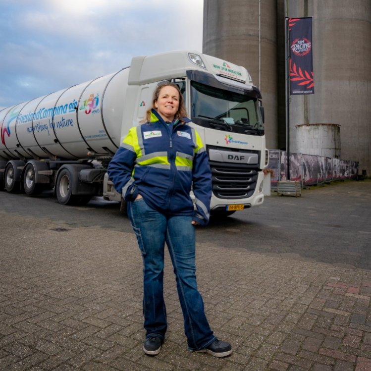 Bianca Schoenmaker werkt als chauffeur in transport en logistiek en gaat afvallen