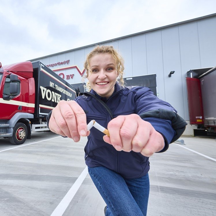 Stoppen met roken in transport en logistiek