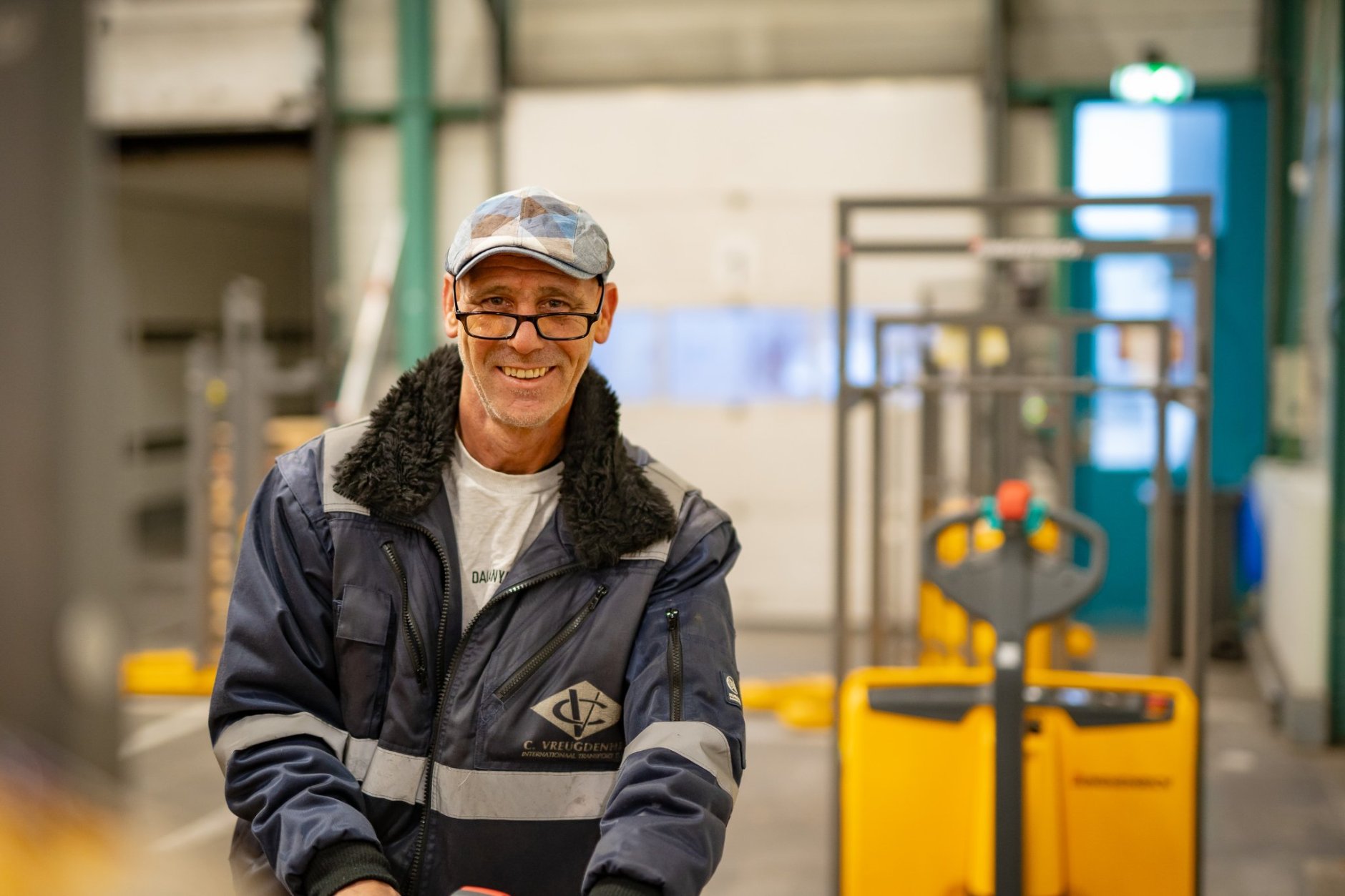 Vrachtwagenchauffeur Sander Hector