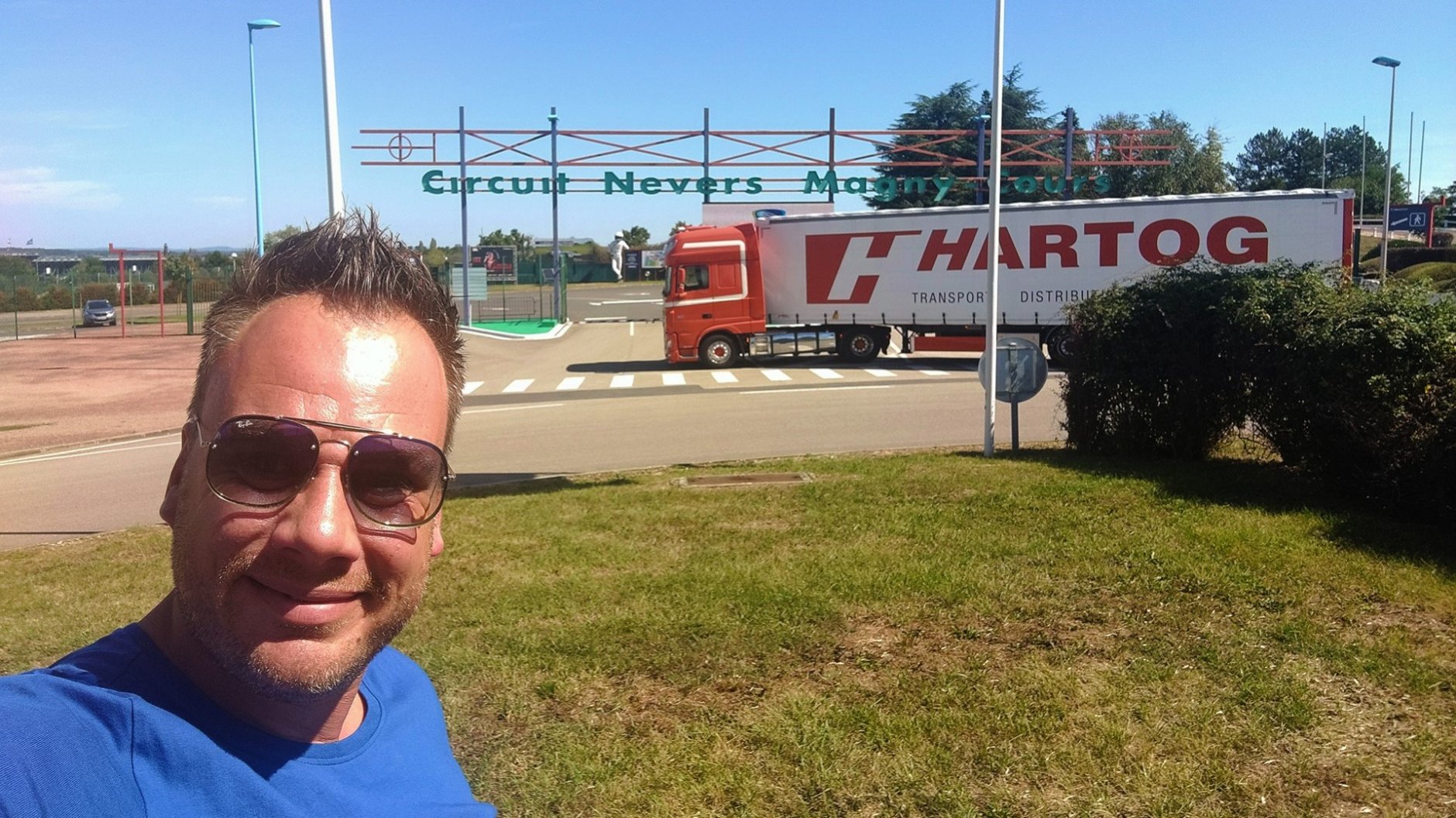 Vrachtwagenchauffeur Sebastian Hoefs