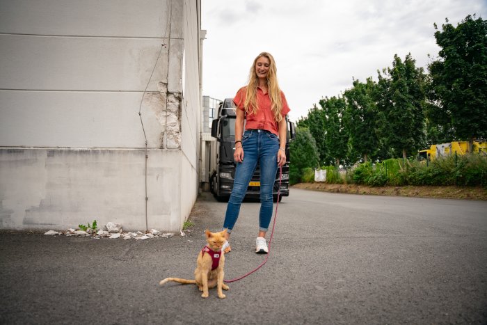 Internationaal vrachtwagenchauffeur Bo van Dijk in de transport en logistiek