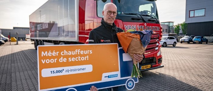 15000ste zij-instromer Marco Wassink