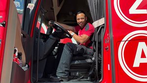 Badraaf in de cabine