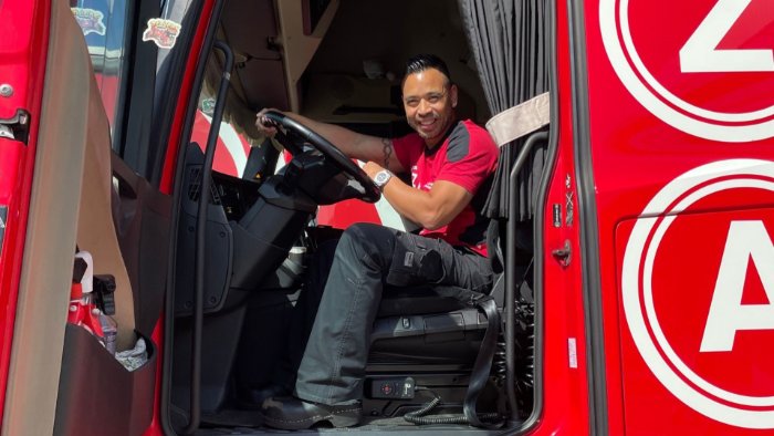 Badraaf in de cabine