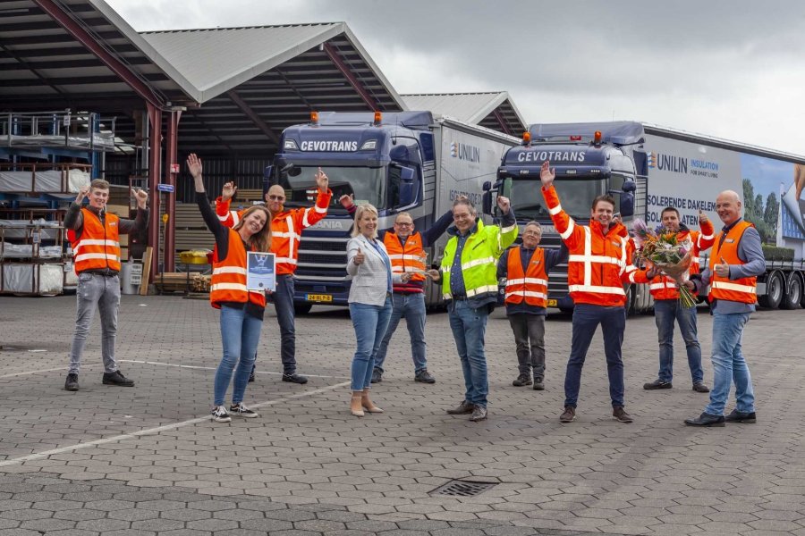 Cevotrans beste leerbedrijf 2021