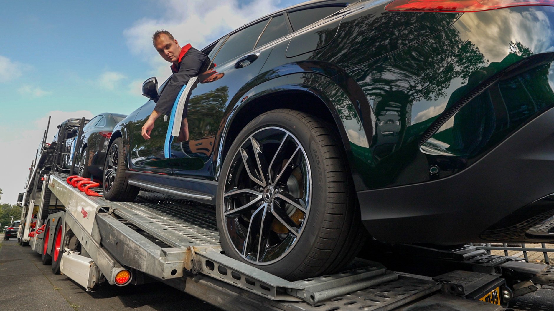 Vrachtwagenchauffeur autotransport