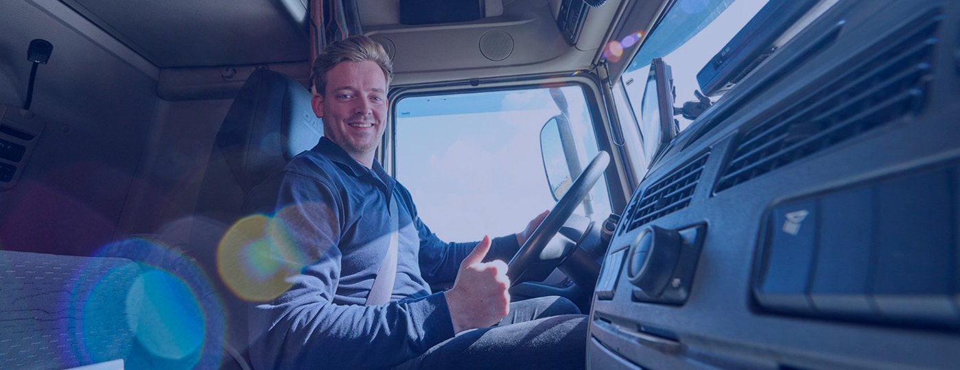 Vrachtwagenchauffeur zonder stress