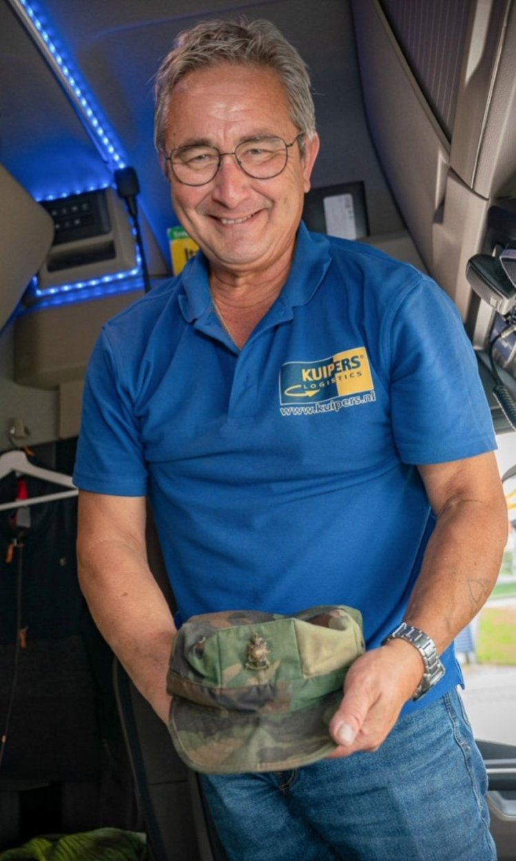 Internationaal chauffeur Arend van der Hoeven