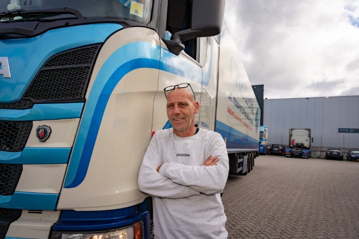 Vrachtwagenchauffeur Sander Hector