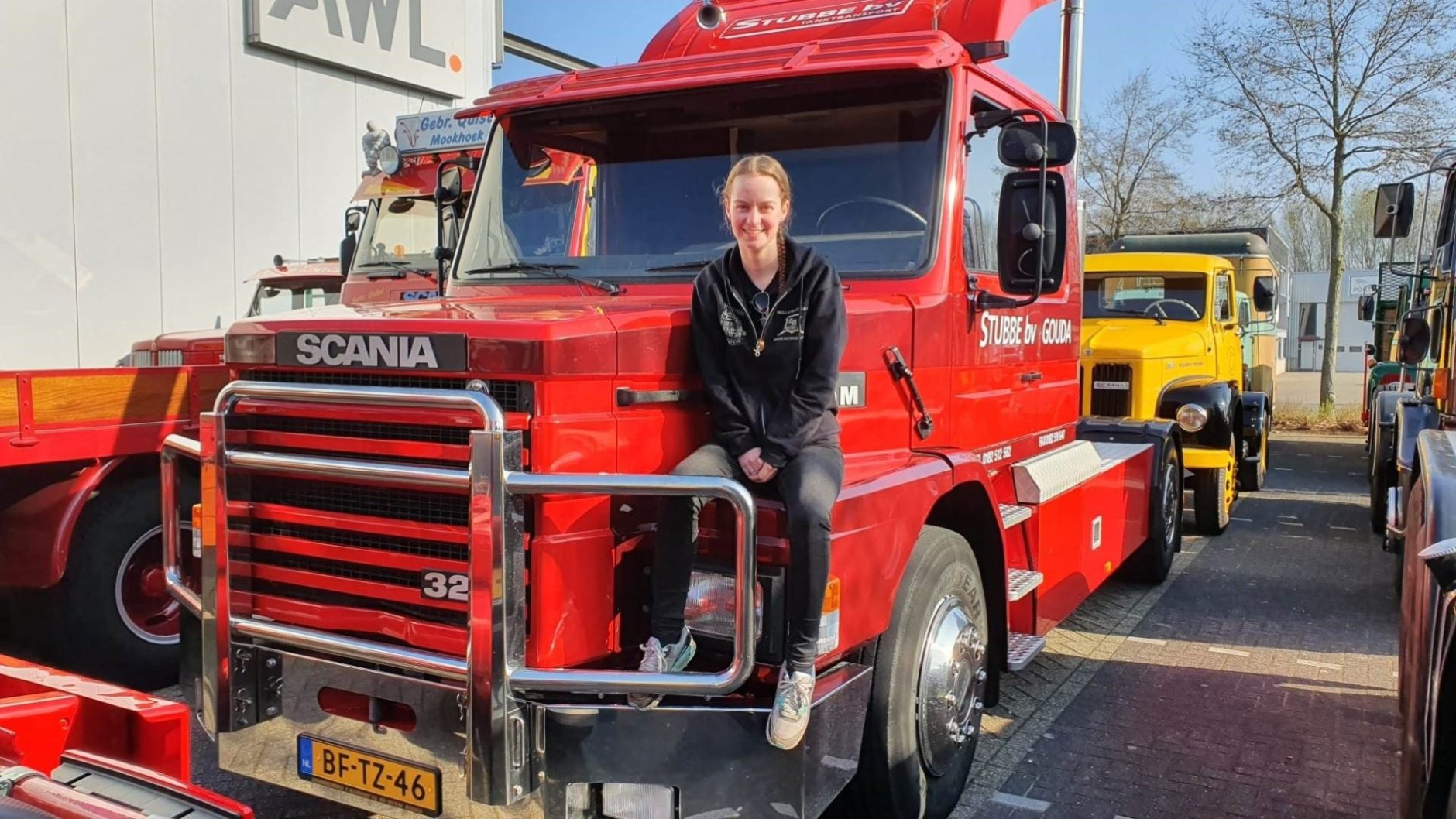 Michelle Kuipers vrachtwagen