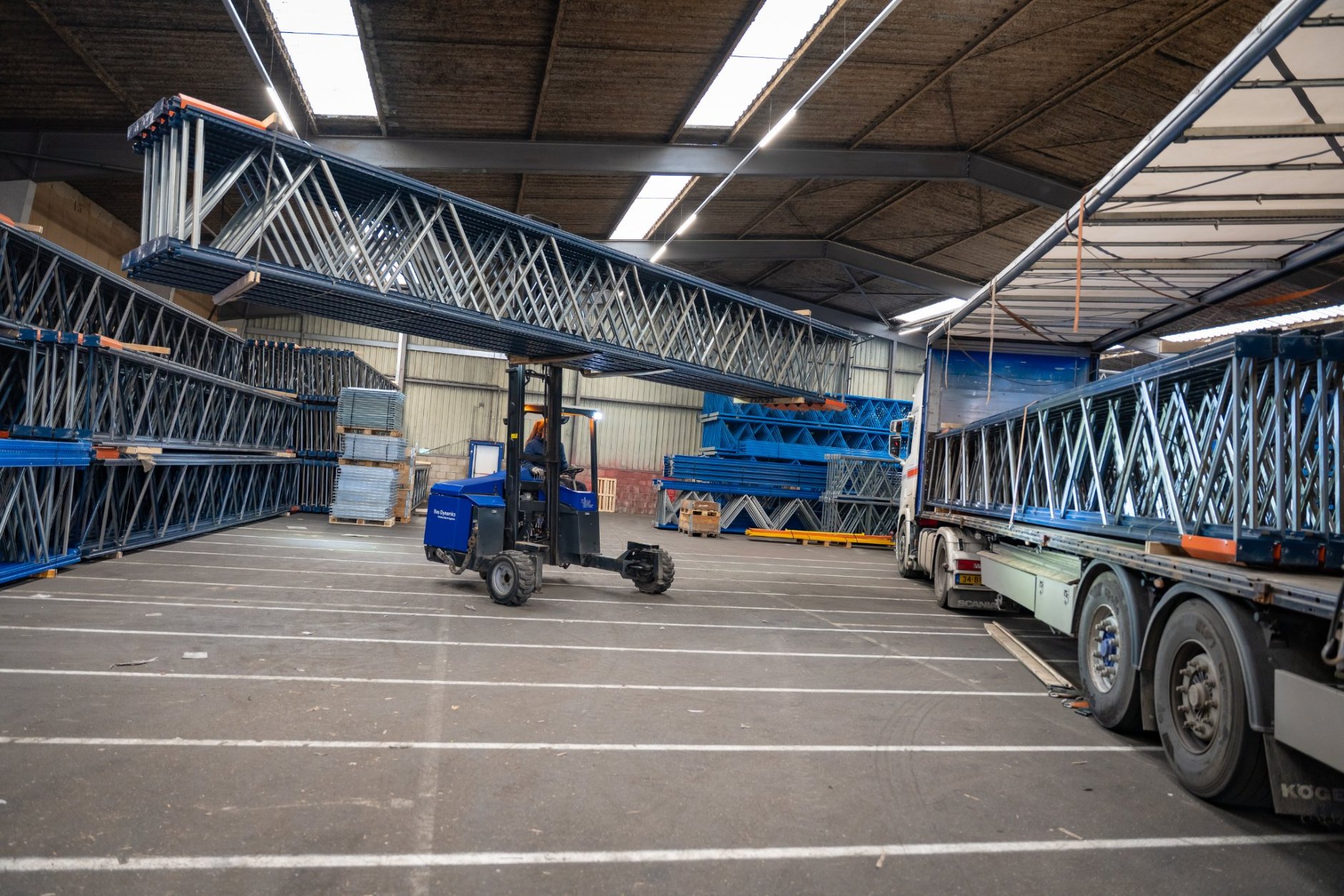 Vrachtwagenchauffeur Marlinde Bulsink Internationaal Transport