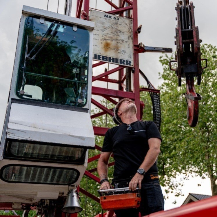 Kraanmachinist Marc Boone
