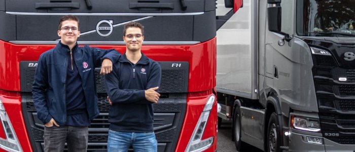 BBL-studenten worden vrachtwagenchauffeurs in transport en logistiek