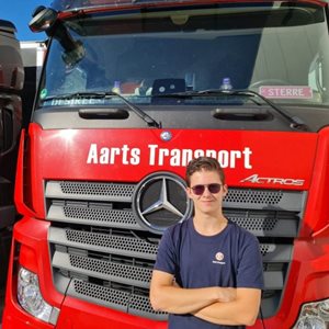 Declan Moreau vrachtwagen