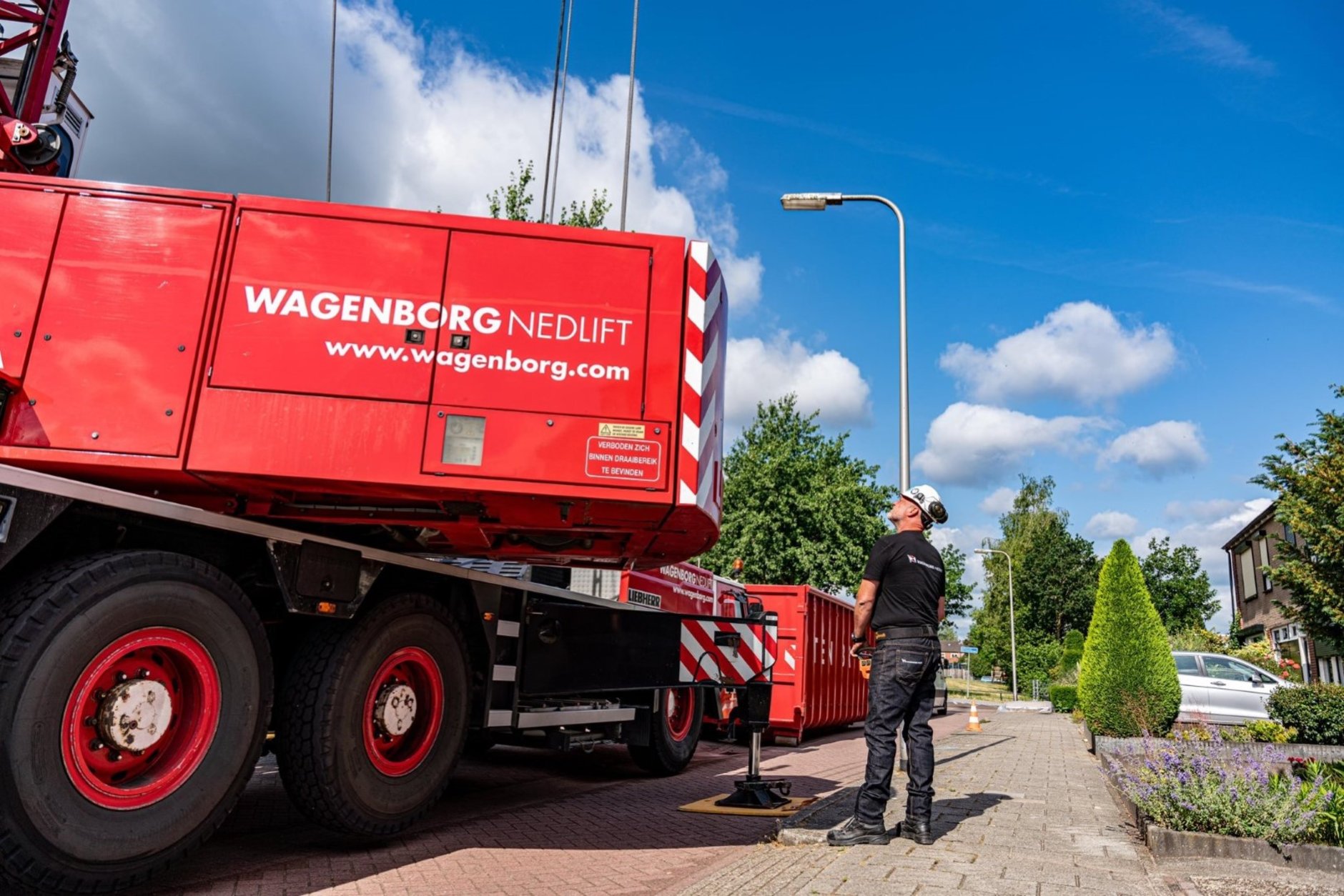 Kraanmachinist Marc Boone