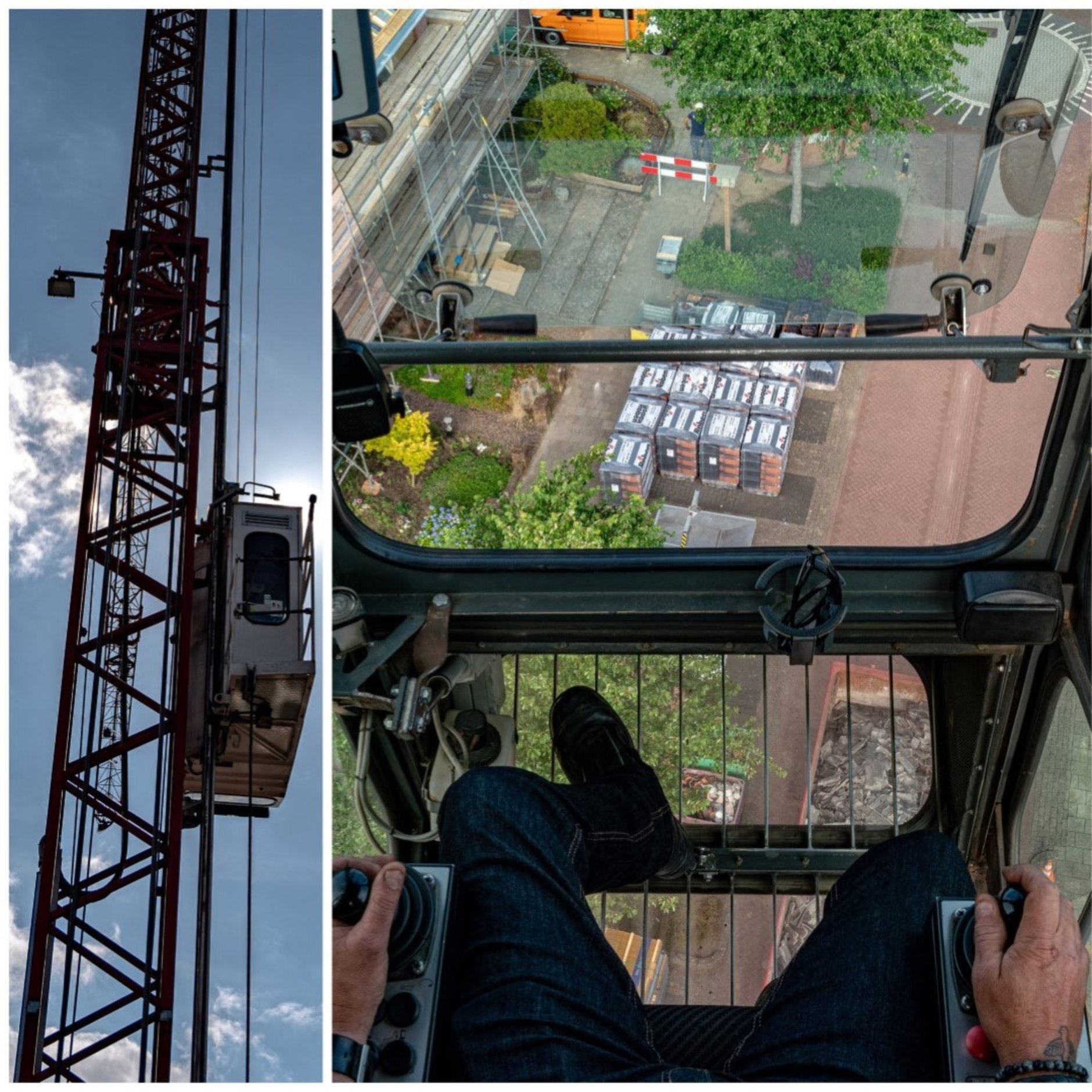 Kraanmachinist Marc Boone